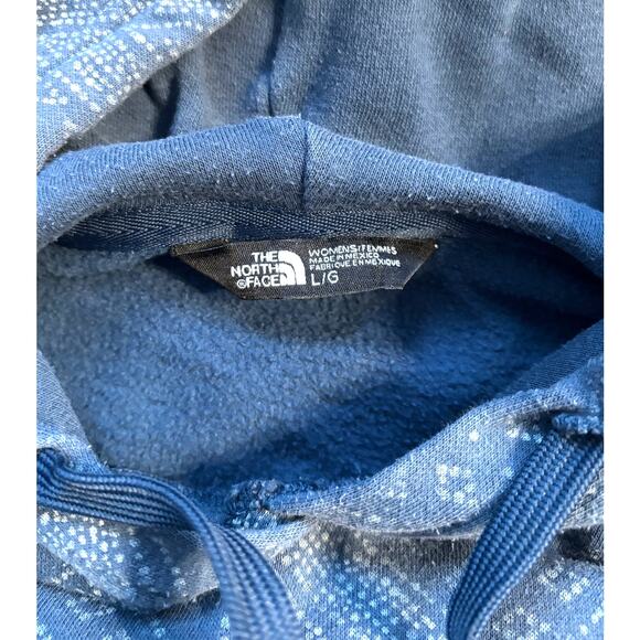 The North Face Blue Geometric Pattern Pullover Hoodie - Picture 2 of 6